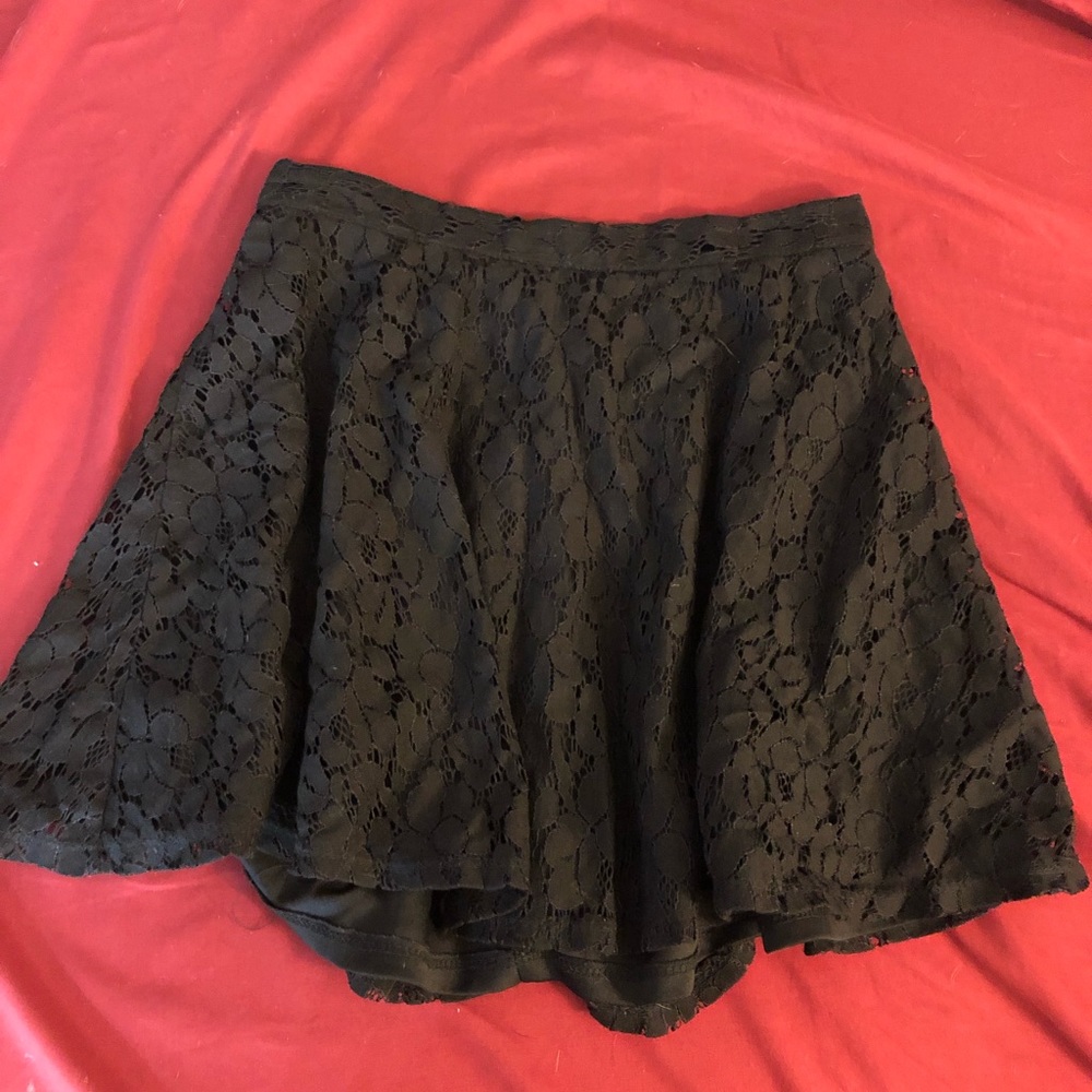 Lace skater skirt